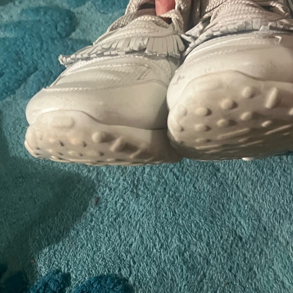 Tod’s fringe perforated leather high-top sneakers - Picture 7 of 11